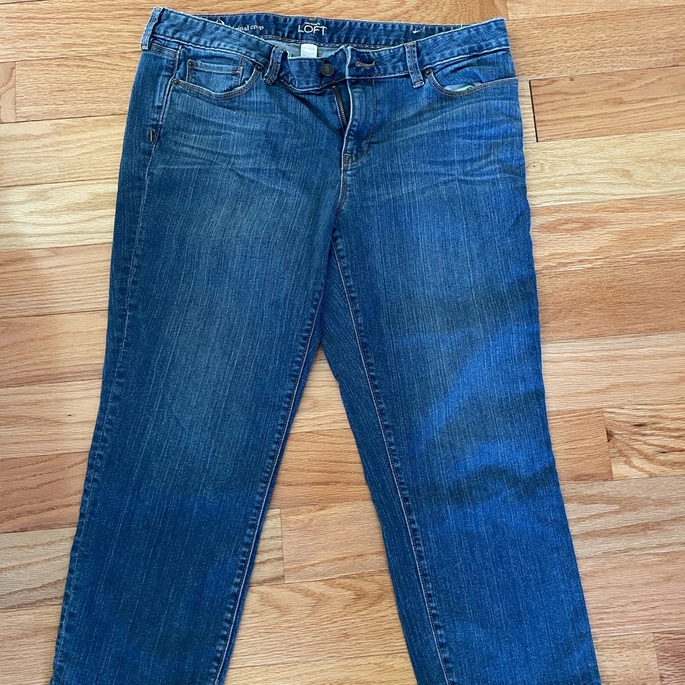 Loft jean crops